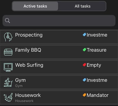 Create custom TIME categories on ATracker