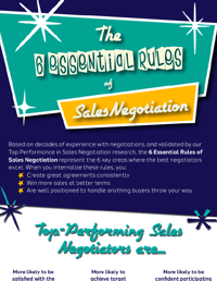The 6 Essential Rules of Sales Negotiation