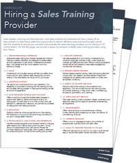 How to Choose a Sales Training Provider