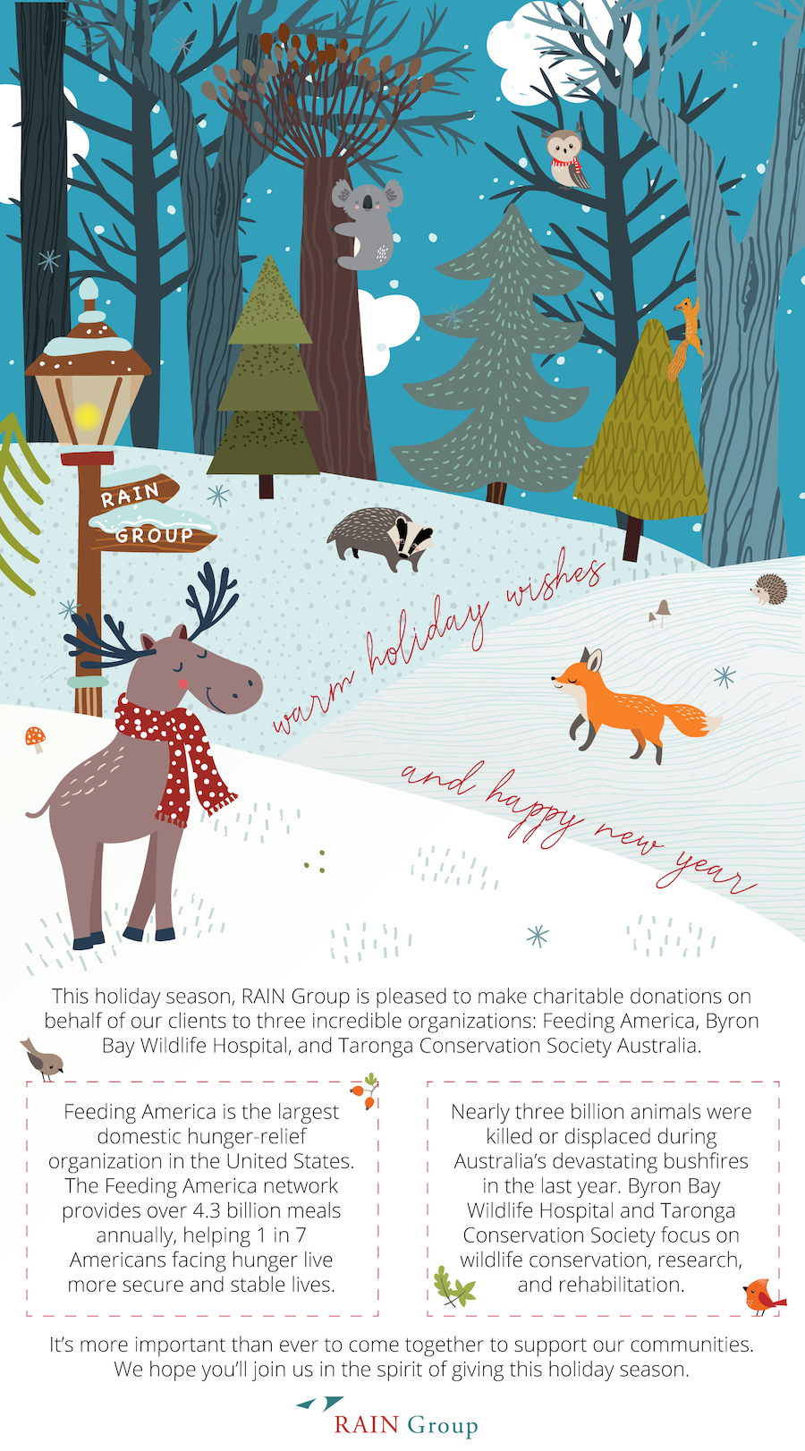 Warm Holiday Wishes & Happy New Year from RAIN Group