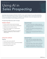 Using AI in Sales Prospecting Checklist