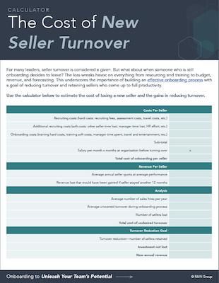 The Cost of New Seller Turnover
