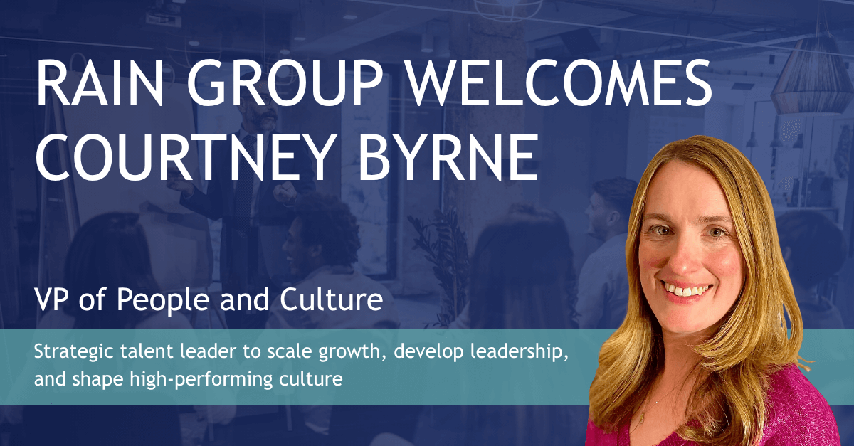 Courtney Byrne Joins RAIN Group as Vice President of People and Culture