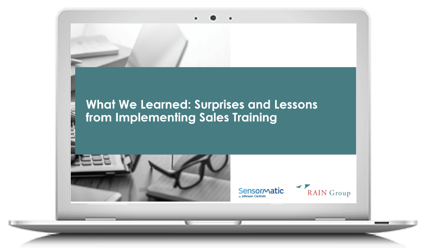 What We Learned: Surprises and Lessons from Implementing Sales Training
