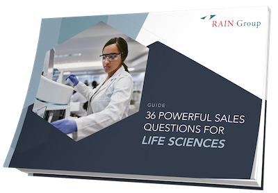 36 Powerful Sales Questions for Life Sciences Cover