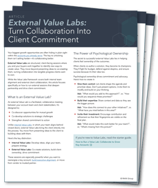 External Value Labs