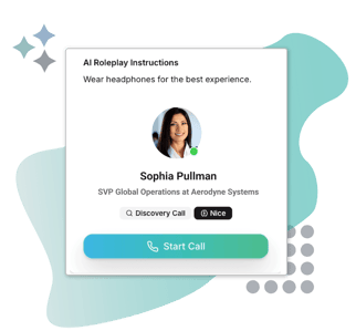 Call preview screen for RAIN Conversation AI