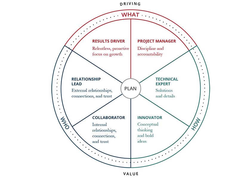 Strategic Account Management Roles Circle